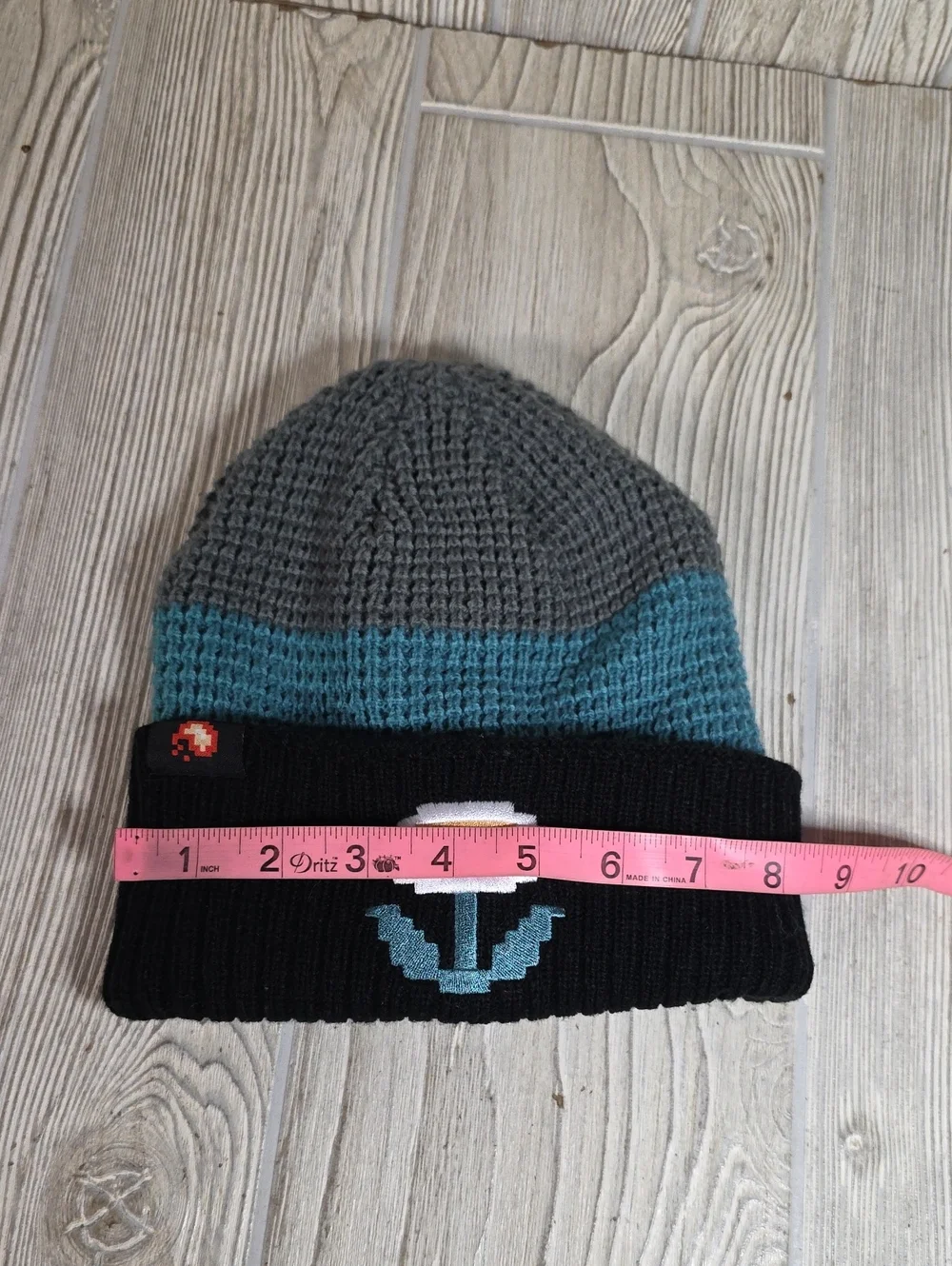 Super Mario Bros. Fire Flower Knit Beanie Knit Winter Hat